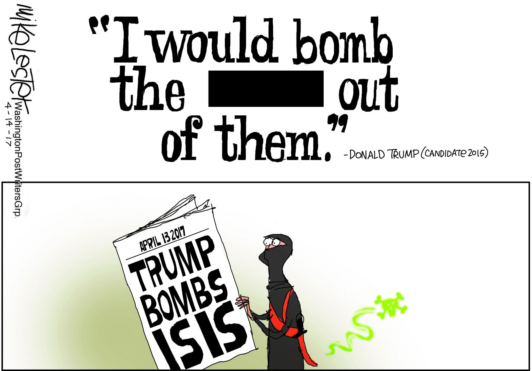 Mike Lester cartoon